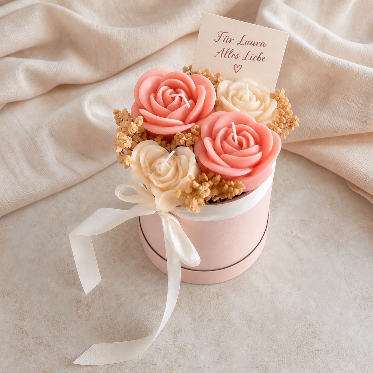 Blumenbox »Blütenlicht« – Atelier-Edition mit beispielhafter Personalisierung