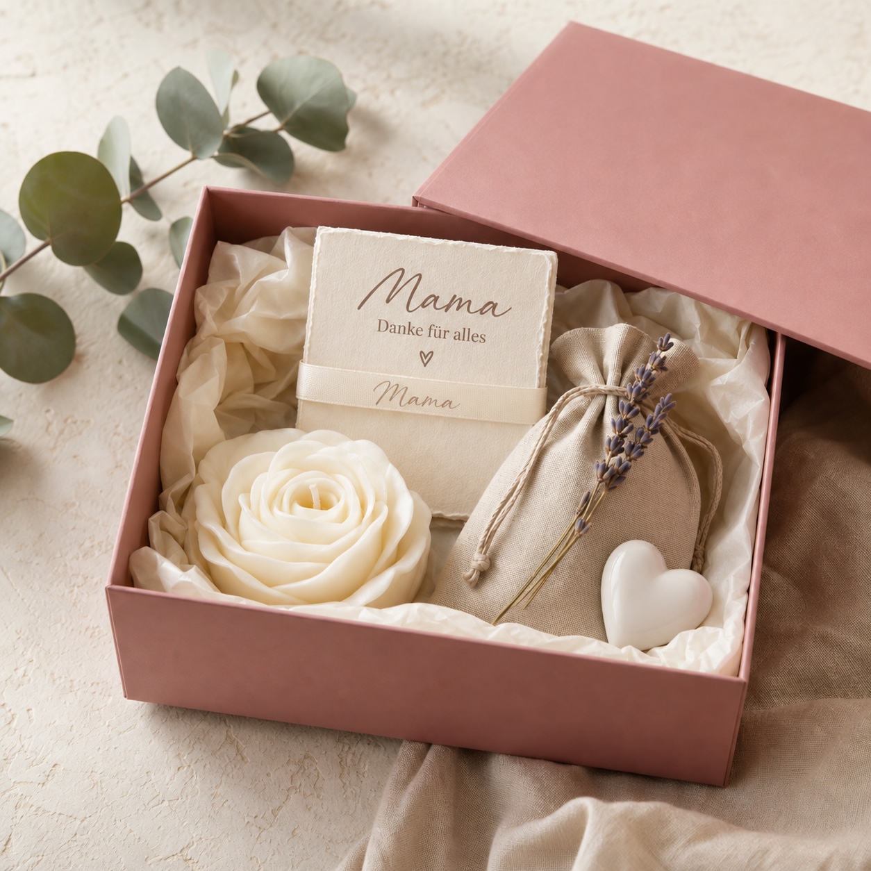 Mama-Box »Von Herzen« mit beispielhafter Personalisierung